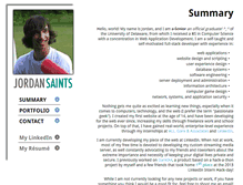 Tablet Screenshot of jordansaints.com